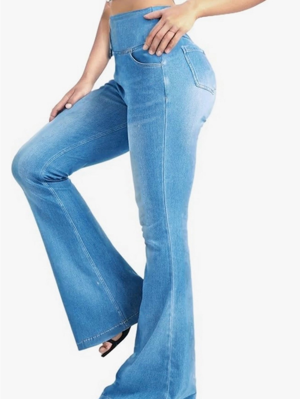 High-Rise Light Blue Women’s Jeans